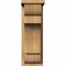Ekena Millwork New Brighton Smooth Corbel w/Backplate, Western Red Cedar, 7 1/2"W x 14"D x 22"H COR08X14X22NEB01SWR - alternate 2